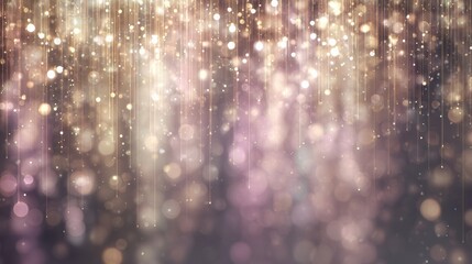 Poster - A mesmerizing background of shimmering lights and bokeh effects, perfect for adding a touch of elegance to any design.