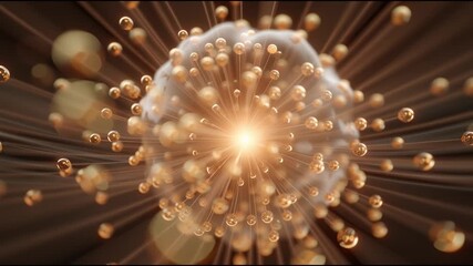 Poster - Exploring the intricate beauty of molecular structures in a captivating scientific visualization