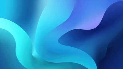 Poster - A vibrant abstract background blending shades of blue and green, perfect for digital art and design projects.
