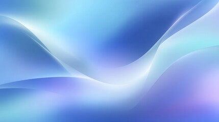 Poster - A vibrant abstract background with flowing blue waves, perfect for modern design projects and artistic presentations.