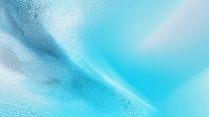 Poster - Abstract blue wave with a digital texture, creating a serene and modern visual effect for various design projects.