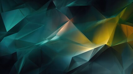 Poster - An abstract digital background featuring vibrant colors and angular shapes, perfect for modern design projects.