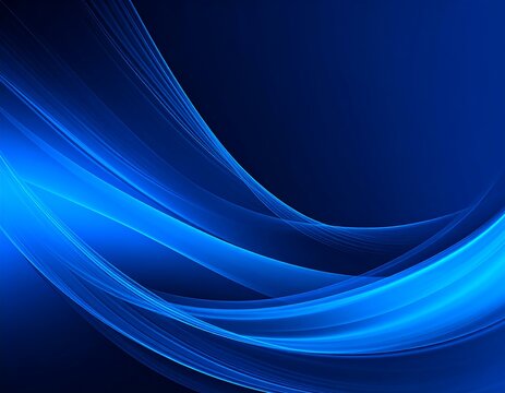 Abstract blue waves