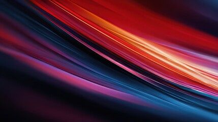 Poster - Vibrant abstract wave pattern showcasing dynamic colors and fluid movement, perfect for creative projects.