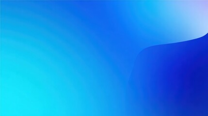 Poster - Vibrant blue gradient background, perfect for digital designs and creative projects.