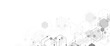 © Kohinur - Vector Illustration of Hexagons Pattern,Geometric white and gray banner design with hexagons.