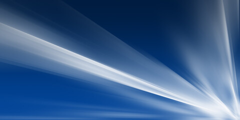 Fototapete - Abstract futuristic background with glowing blue light effect. High speed. Hi-tech. Abstract technology background concept
