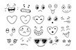 © Abdul - Expressions of Emotions: A collection of cartoon face expressions, depicting diverse emotions. The simplicity of lines gives artistic feeling, perfect for communication concept.