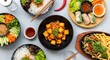 © Razzak - Vibrant assortment of delicious asian dishes and appetizers
