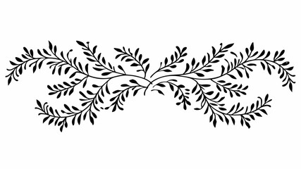 This beautiful green leaf pattern, hand-painted in watercolor, forms a seamless natural background
