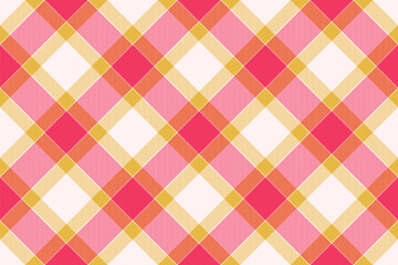 Poster - Vibrant pink plaid pattern. Perfect for backgrounds, textiles, or graphic design. A cozy and stylish design with a classic, repeating diamondlike form.