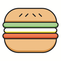 Poster - Clean Hamburger Menu Icon Design Featuring Three Horizontal Lines for Website Navigation and Mobile App Interfaces Available in Multiple Colors and Suitable for Various Design