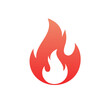 © FryArt - Abstract Fire Icon Design with Gradient Color, Flames Symbol, Energetic Heat Concept
