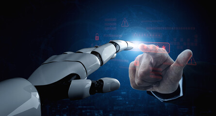 Poster - AI-generated password warning alert showing critical cybersecurity threat, password vulnerability, system risk, and data access breach visualization Vouch