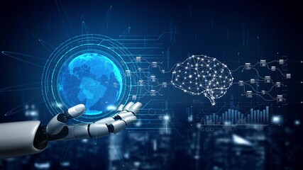 Poster - AI transforms how we manage digital data. From smart indexing to AI-driven search, file handling becomes intelligent. AI file management improves speed, accuracy, and data organization. Muxer