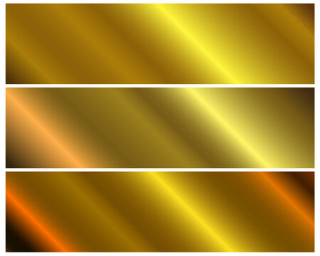 golden gradient. Metallic gradient effect for text design and bulletin boards, infographics. Metallic gold gradient.