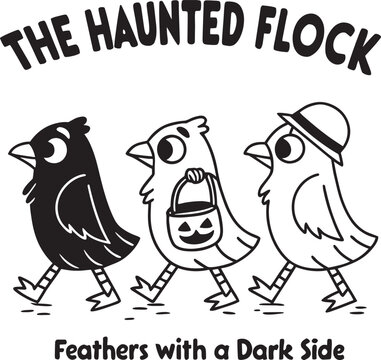  A Cute Halloween Duck Vector For Funny SVG PNG