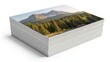 © Nobel - Paper Stack with Subtle Shadows ? Clean Mockup for Flyers or Print Presentations