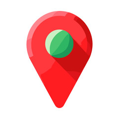 Poster - Map marker pointer icon location symbol map vector