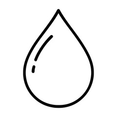 Poster - Minimalist water droplet illustration vector