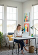 © Njuliyan - Remote Work in Cozy Home Office