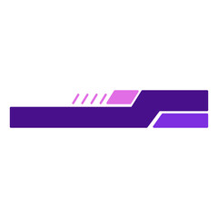 Wall Mural - futuristic business footer elements