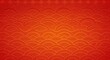 © Armin - Red and Orange Asian Inspired Wave Pattern Background with Subtle Texture and Gradient for Festive Occasions