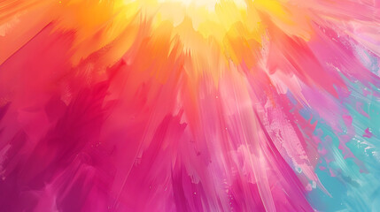 Poster - Vibrant explosion of watercolor paints creating an artistic and abstract backdrop