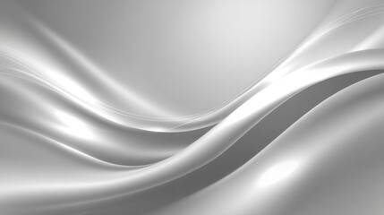 Poster - A delicate arrangement of soft fabric showcases elegant curves and flowing movements, highlighted by gentle lighting that emphasizes texture and smoothness.