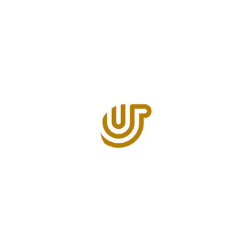 Letter U Snail Logo