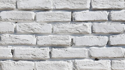 Poster - A textured white brick wall fills the space with a sense of rustic charm and simplicity. The bright surface reflects light, enhancing the room's ambiance and style.