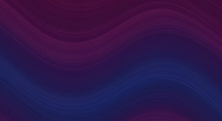 Poster - Elegant, abstract background with smooth, wavy lines in shades of purple and blue, creating a dynamic visual effect
