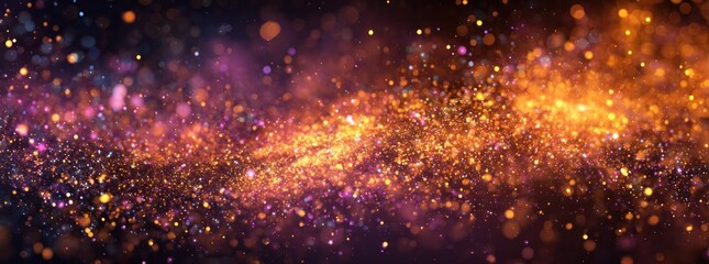 Poster - Sparkling abstract background with vibrant colors.