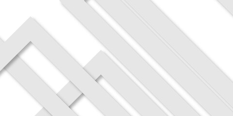 Poster - white and gray vector futuristic tech glow and shinning line simple modern abstract background. Modern lines pattern futuristic technology concept banner for cover, poster, presentation. vector.	