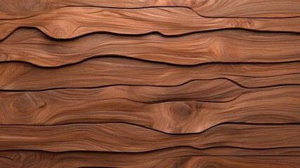 Poster - Smooth Brown Wood Surface with Elegant Grain Patterns for Background and Texture Use in Creative Projects 4k video footage