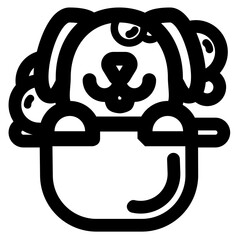 Leinwandbilder - Bathe for grooming pets