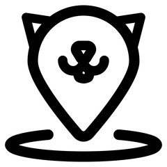 Leinwandbilder - Location of pets store