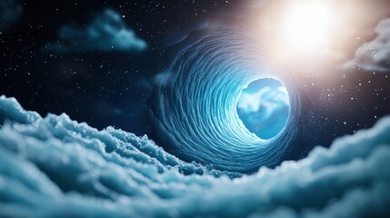 Poster - Impact Powerful shockwave graphic with expanding rings symbolizing waves of change and influence