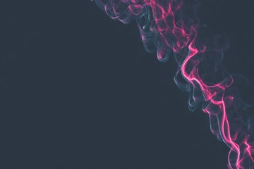 Poster - Abstract design of swirling smoke.