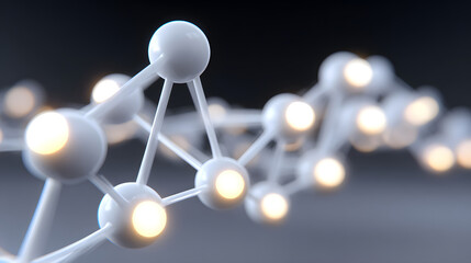 Poster - Abstract light three-dimensional luminous particles technology sense KV main visual background