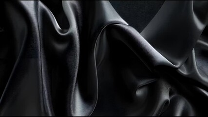 Poster - Abstract Black Fabric Texture Background