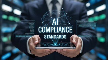 Poster - Ai compliance on phone screen