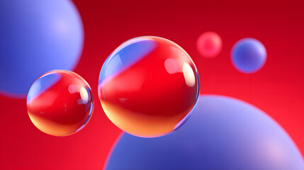 Poster - Dynamic fluid color gradient background, abstract KV main visual business PPT background
