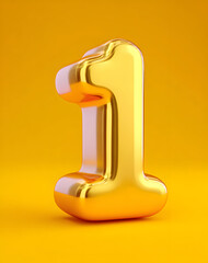 Poster - 3d rendering digital font big sale event countdown concept element