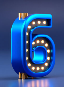 3d rendering digital font big sale event countdown concept element