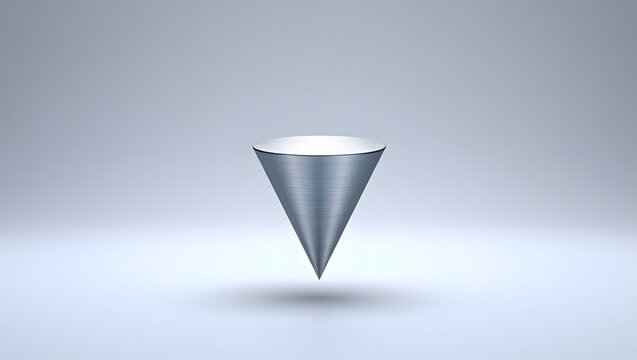 Silver cone object design concept for geometry and mathematics education and learning