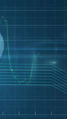 Poster - Animation of lightbulb icon with graph rolling over a grid