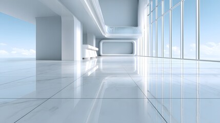 Poster - A clean glossy scene for stock photo, creative design use, high quality