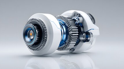 Poster - A futuristic mechanical concept for stock photo, creative design use, high quality