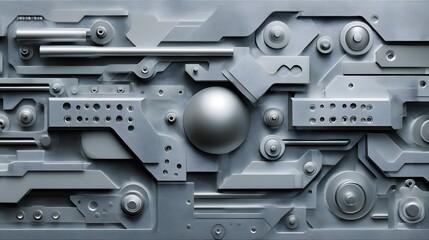 Poster - A textured mechanical pattern for stock photo, creative design use, high quality